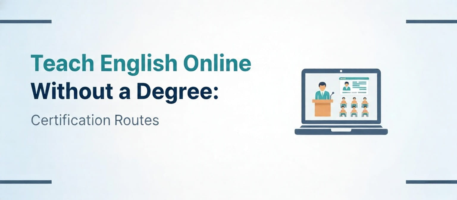 Teach English Online Without a Degree: Certification Routes | 4 TEFL