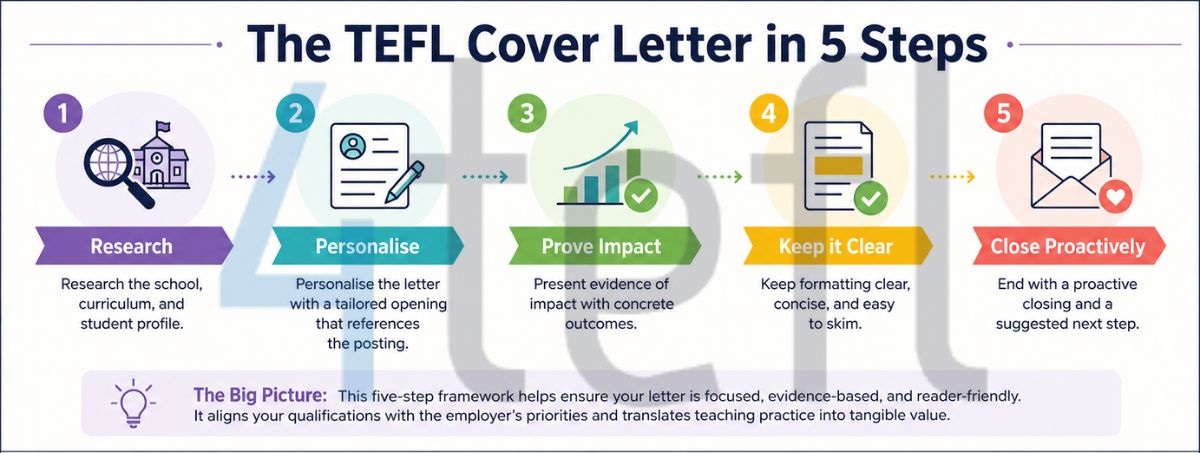 How to Write a TEFL Cover Letter: 10 Expert Tips 36 How to Write a TEFL Cover Letter: 10 Expert Tips - 35 - 4 TEFL