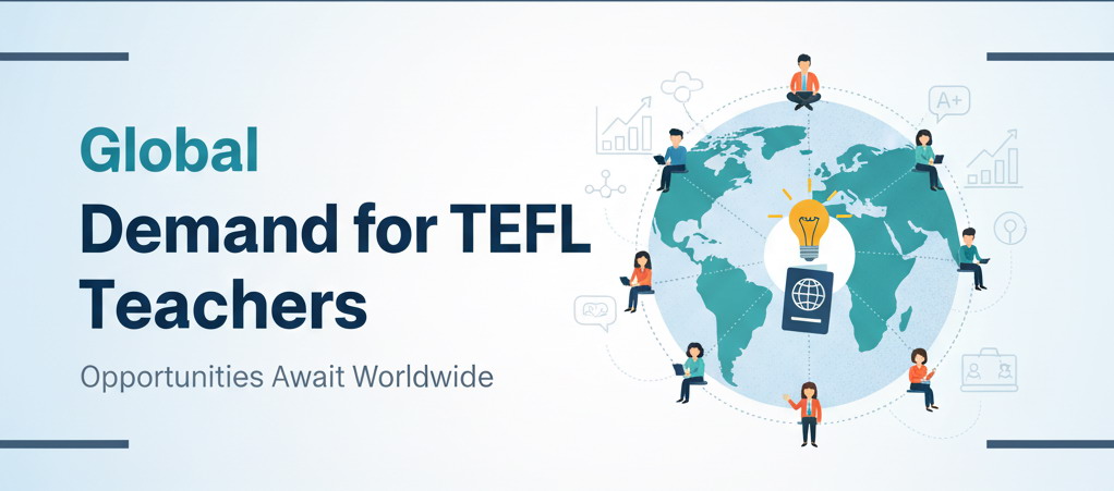 Global Demand for TEFL Teachers - 3 - 4 TEFL