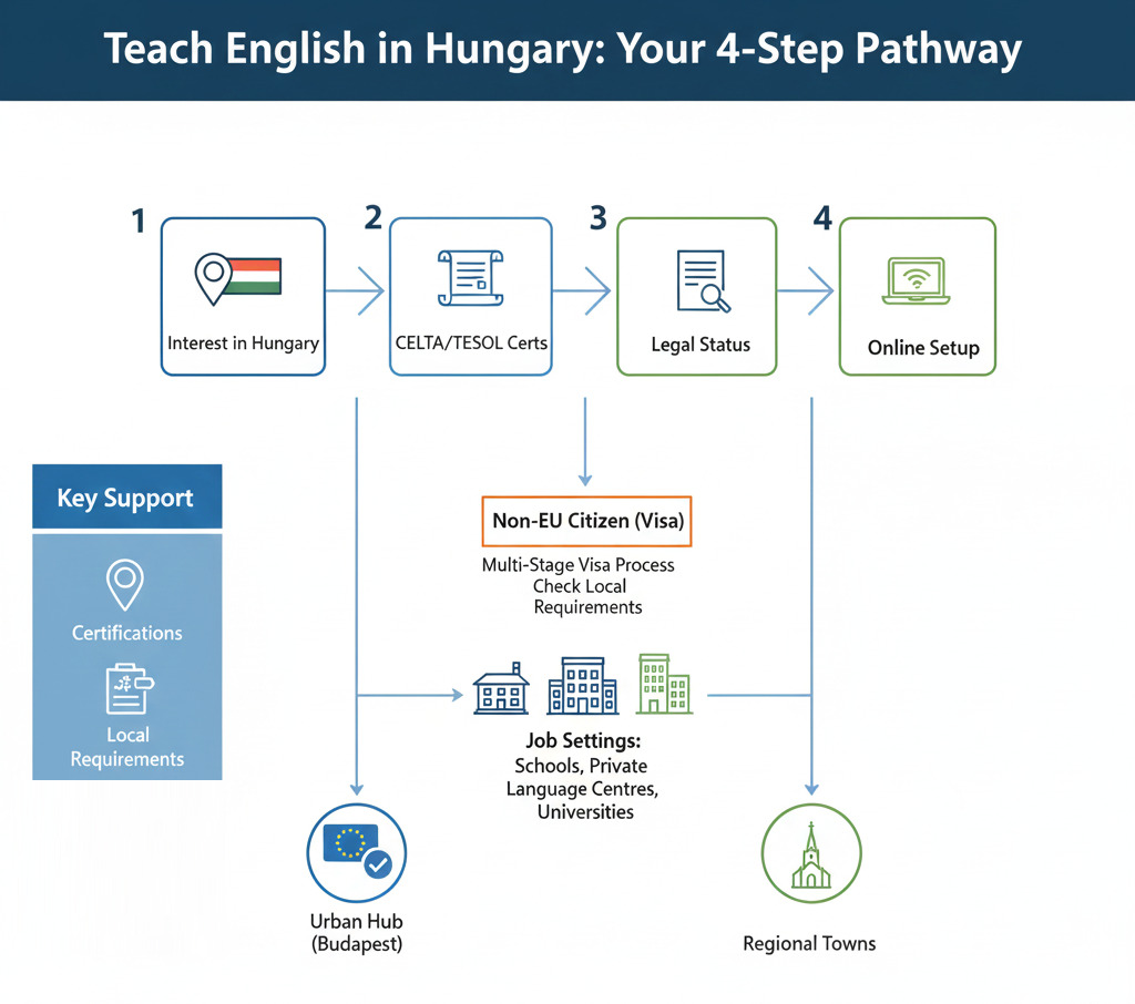 Hungary TEFL Landscape: Landscape, Law, and Practical Steps 34 Hungary TEFL Landscape: Landscape, Law, and Practical Steps - 33 - 4 TEFL