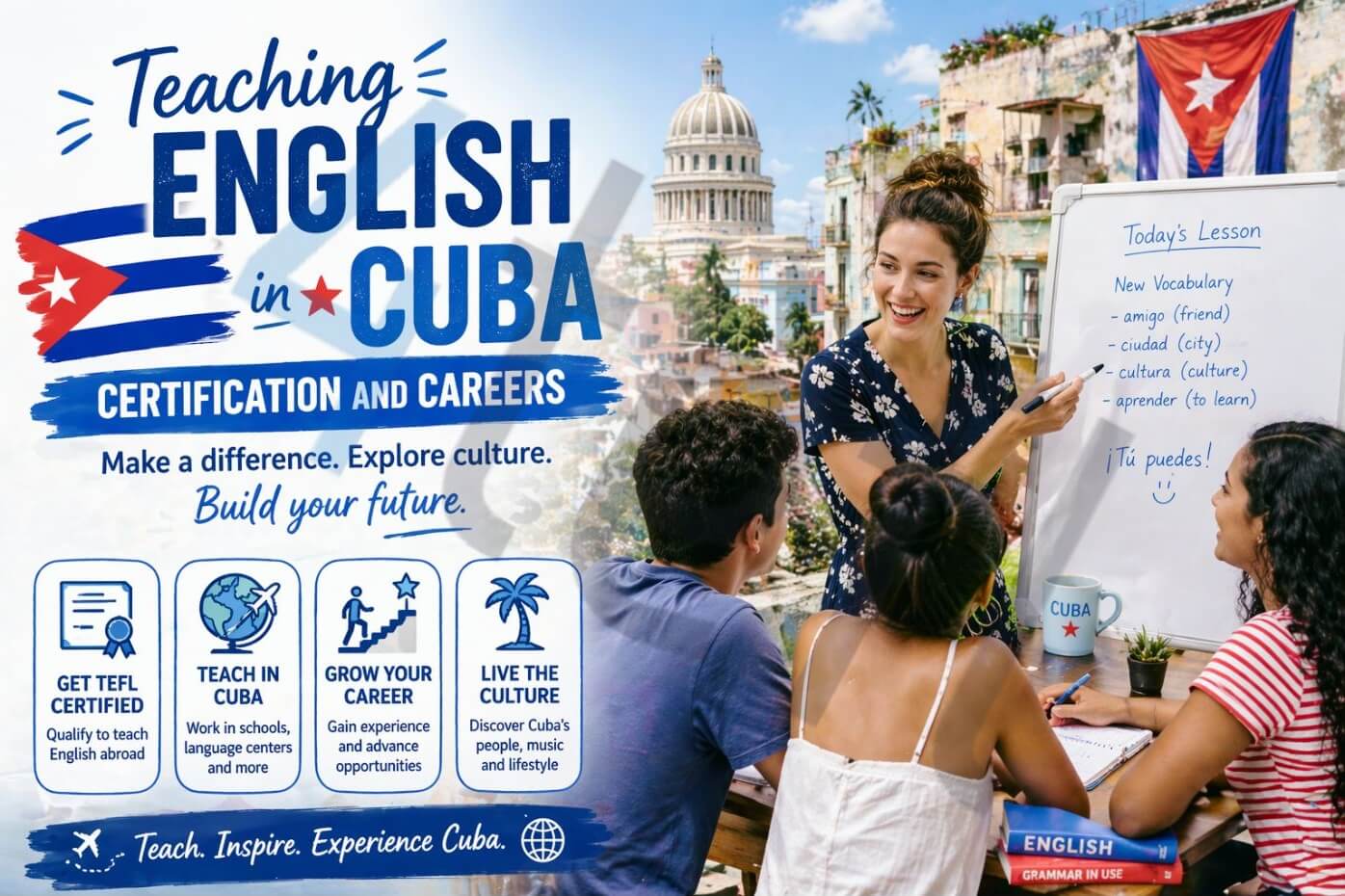 キューバにおける英語教育のナビゲート:認証、トレーニング、キャリア 34 キューバにおける英語教育のナビゲート:認証、トレーニング、キャリア - 33 - 4 TEFL