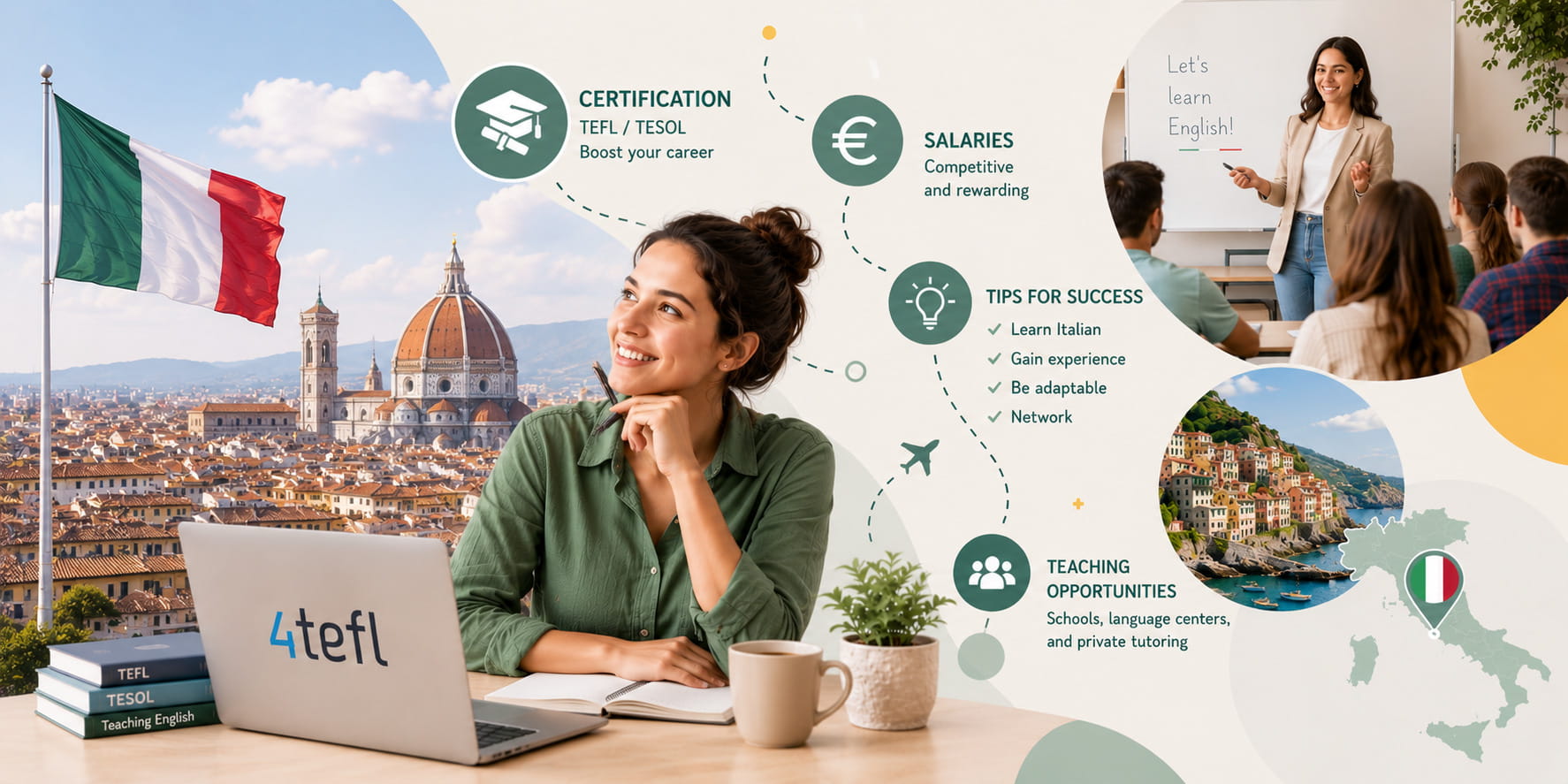Teaching English in Italy: A Practical Guide to Salaries, Certification, and Classroom Tips 34 Teaching English in Italy: A Practical Guide to Salaries, Certification, and Classroom Tips - 33 - 4 TEFL