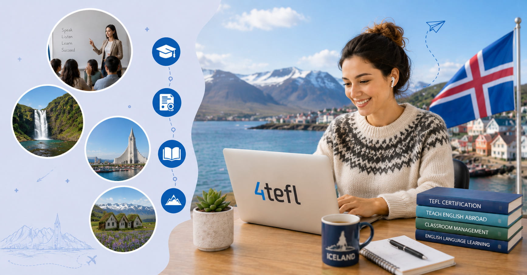 Teaching English in Iceland: Certification, Training, and Careers 34 Teaching English in Iceland: Certification, Training, and Careers - 33 - 4 TEFL